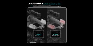 VXE Wireless Gaming Mouse Dragonfly R1 Pro Max 1K (4K compatible) - Kailh White Blade Switches, Black