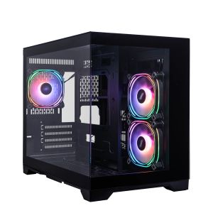1stPlayer кутия Case mATX - MV6-TP Black - 3 fans included