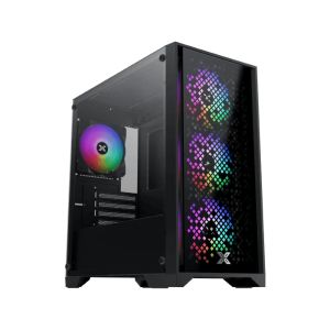 Xigmatek кутия Case mATX - NYX II - 4 RGB Fans