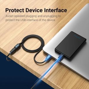 Vention USB 3.0  Extension AM / AF - 5.0M Black - CBHBJ