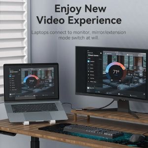 Vention адаптер Adapter USB-C/A to HDMI F - ACYHB