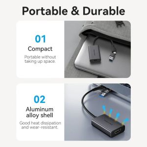 Vention адаптер Adapter USB-C/A to HDMI F - ACYHB