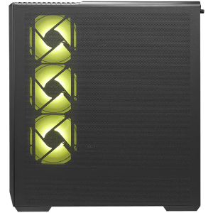 MSI MAG PANO 130R PZ, Mid-Tower, ATX(Back-connect supported)/M-ATX/ITX, 2x USB 3.2, 1x USB Type-C 20Gbs, 1x Audio/Mic, 4x 120mm ARGB Fans, Mesh Panel, Tempered Glass