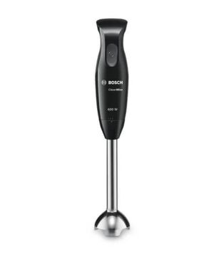 Пасатор Bosch MSM2650B, Blender, CleverMixx, 600 W, QuattroBlade, Chopper and blender included, Stainless steel whisk, mixing/measuring cup with lid, Black, anthracite