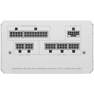 Power Supply Corsair RM850e White 850W 80+ Gold ATX 3.1, Fully Modular