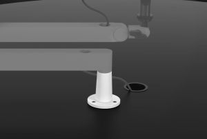 Elgato Desk Plate for Wave Mic Arm - White