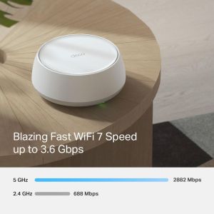 Меш система TP-LINK Deco BE25 (3-pack), BE3600, 2x 2.5GbE, Wi-Fi 7