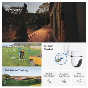 Outdoor Security 4G LTE camera TP-Link Tapo C501 - 1080P Pan/Tilt