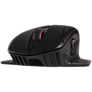 CORSAIR DARK CORE RGB PRO, Wireless FPS/MOBA with SLIPSTREAM, Black, Backlit RGB LED, 18000 DPI, Optical