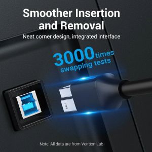 Vention Кабел USB 3.0 AM / BM - 0.5M Black - COOBD