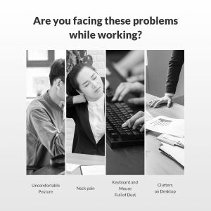 Orico Desk Monitor Stand - HSQ-M1-BK