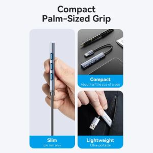 Vention USB3.0 HUB 4 port Aluminium - CKOHB