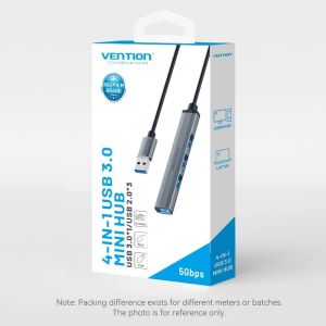 Vention USB3.0 HUB 4 port Aluminium - CKOHB