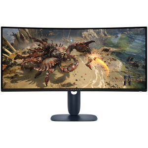 DELL Alienware 34 Curved Gaming Monitor AW3425DWM, 34" WQHD 3440x1440 at 180Hz, 21:9, 95% DCI-P3 (CIE 1976), 1 ms, 400 cd/m2(peak), 3000:1, 1.07 billion colours, 178/178, 2xHDMI, DP 1.4, USB 5Gbps Type-A,1 USB 5Gbps Type-B, Height, tilt, VESA